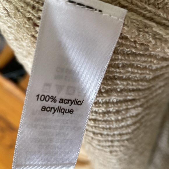 New women’s knitted open front casual work light brown cardigan sweater Sz M - Picture 8 of 8